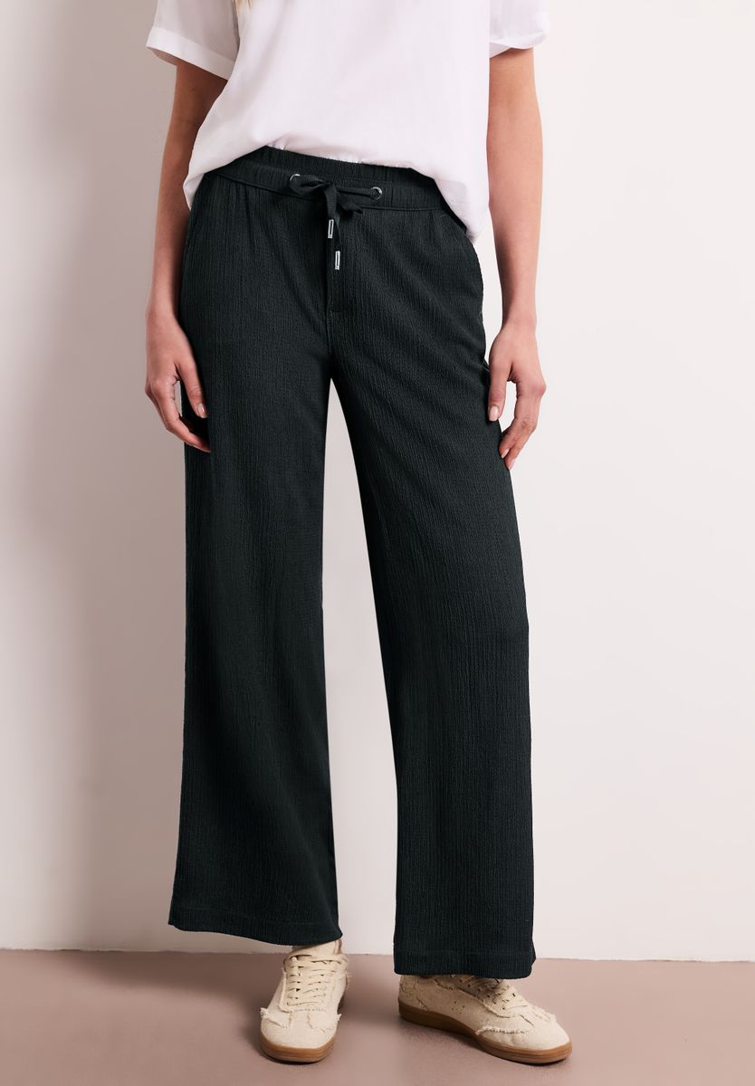 High Waist Wide Leg Hose im Casual Fit