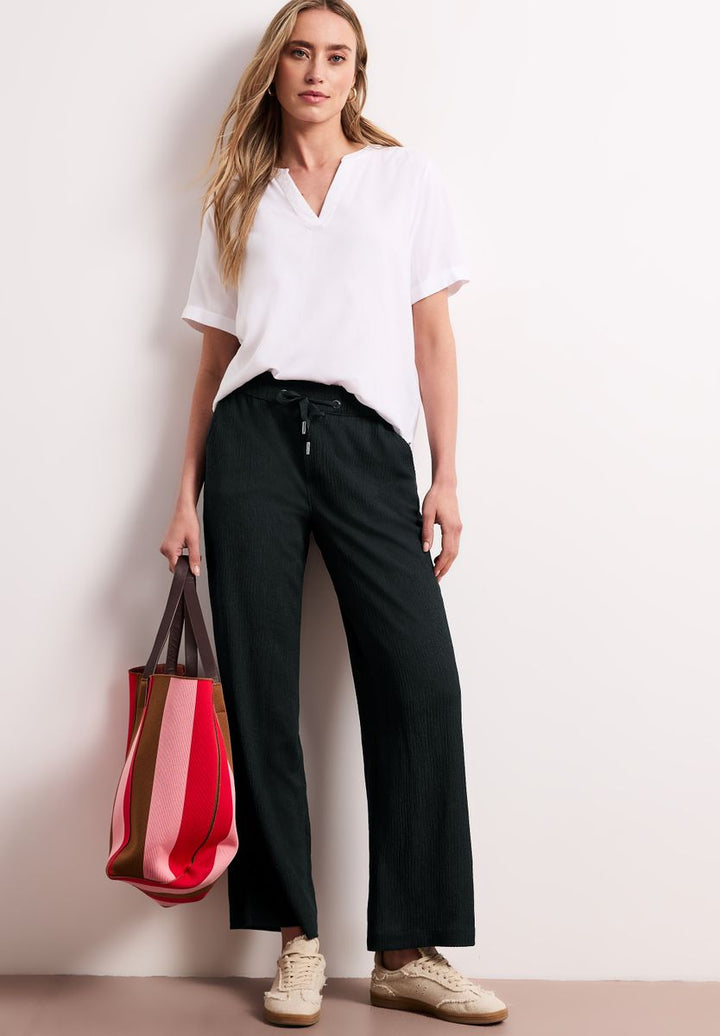 High Waist Wide Leg Hose im Casual Fit
