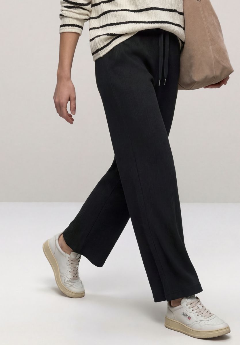 High Waist Wide Leg Hose im Casual Fit