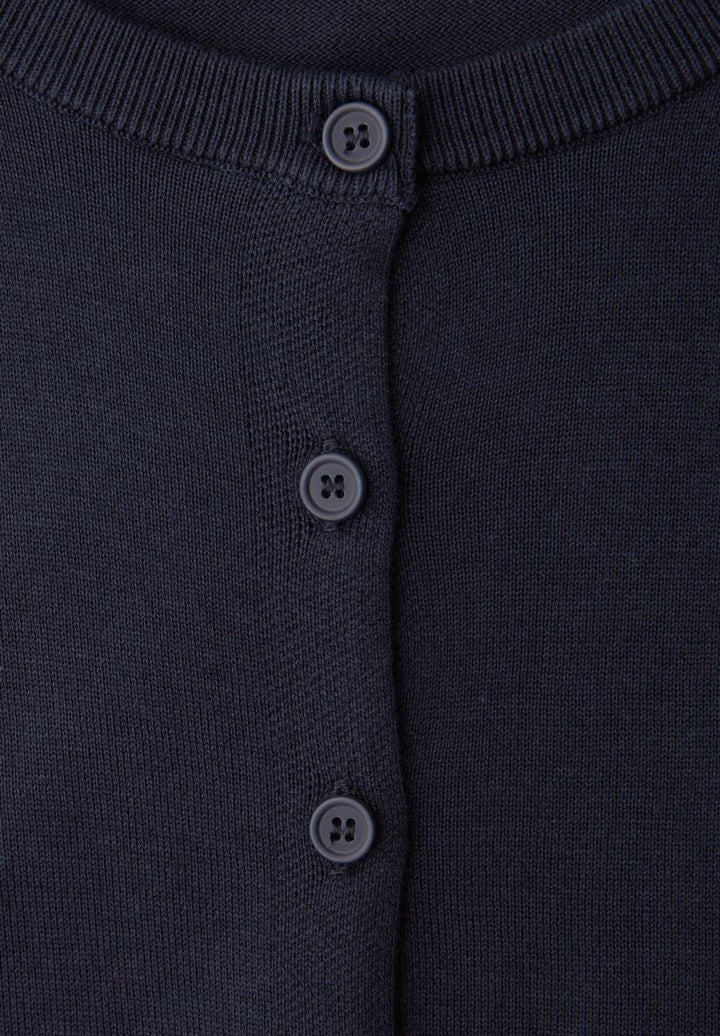 Kurzarm Cardigan mit Rundhals