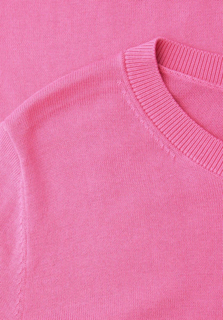 Kurzarm Pullover mit Rundhals