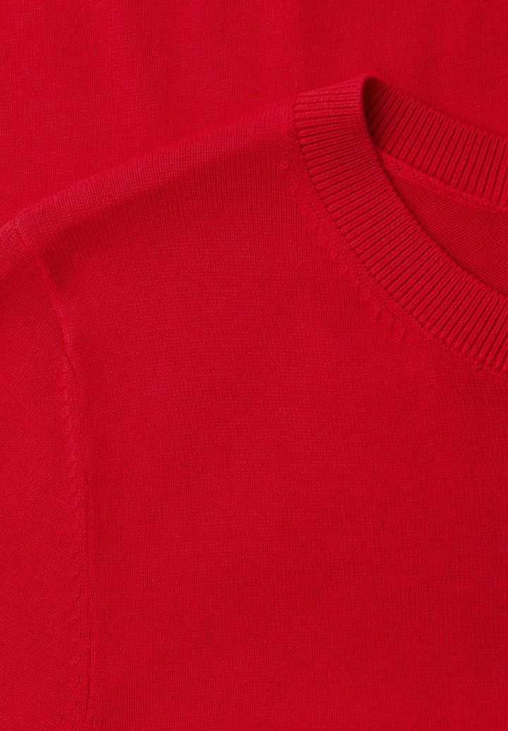 Kurzarm Pullover mit Rundhals