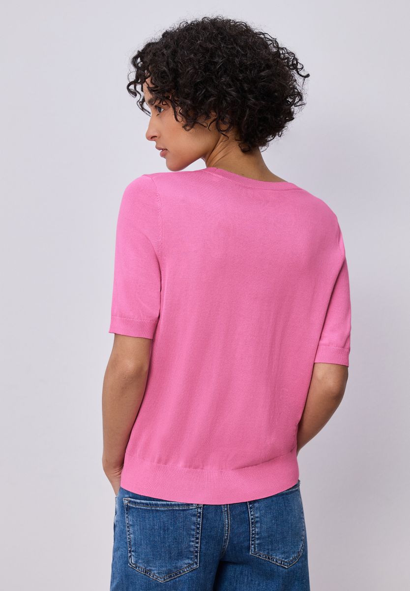 Kurzarm Pullover mit Rundhals