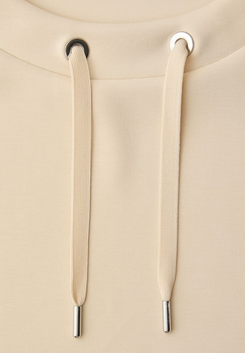 Dropped Shoulder Shirt im Silk-Look