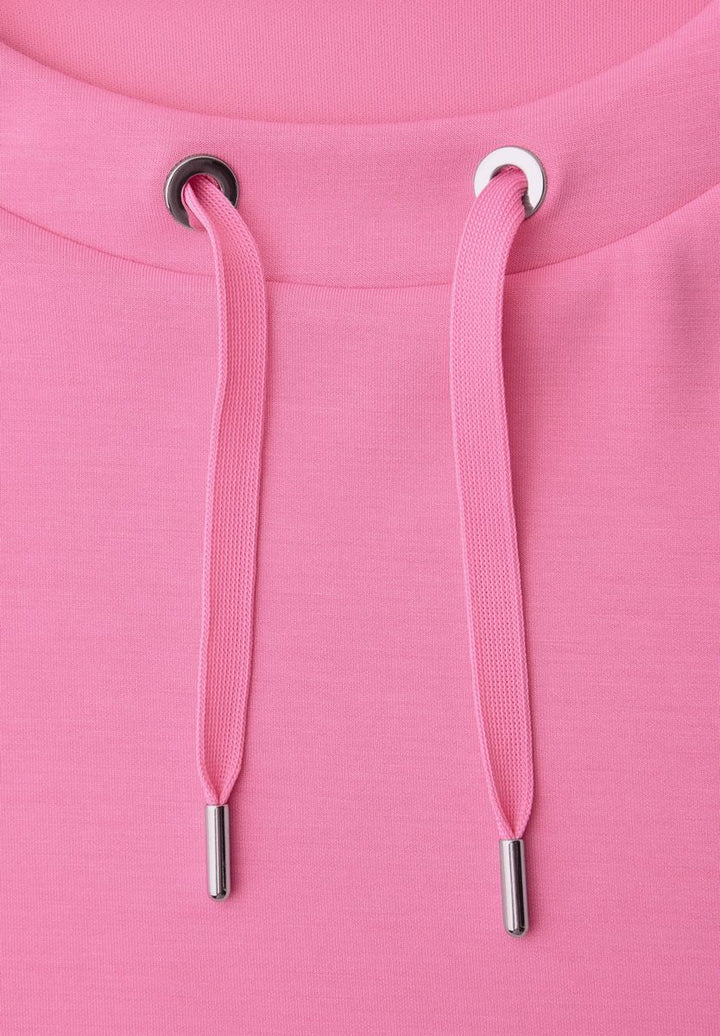 Dropped Shoulder Shirt im Silk-Look