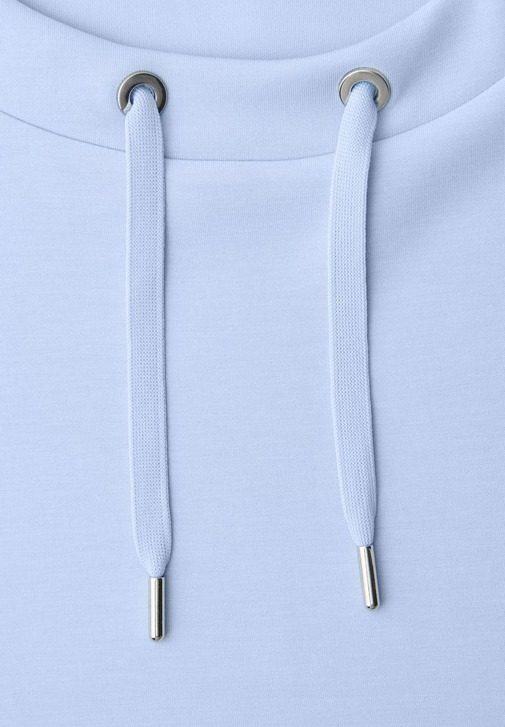 Dropped Shoulder Shirt im Silk-Look
