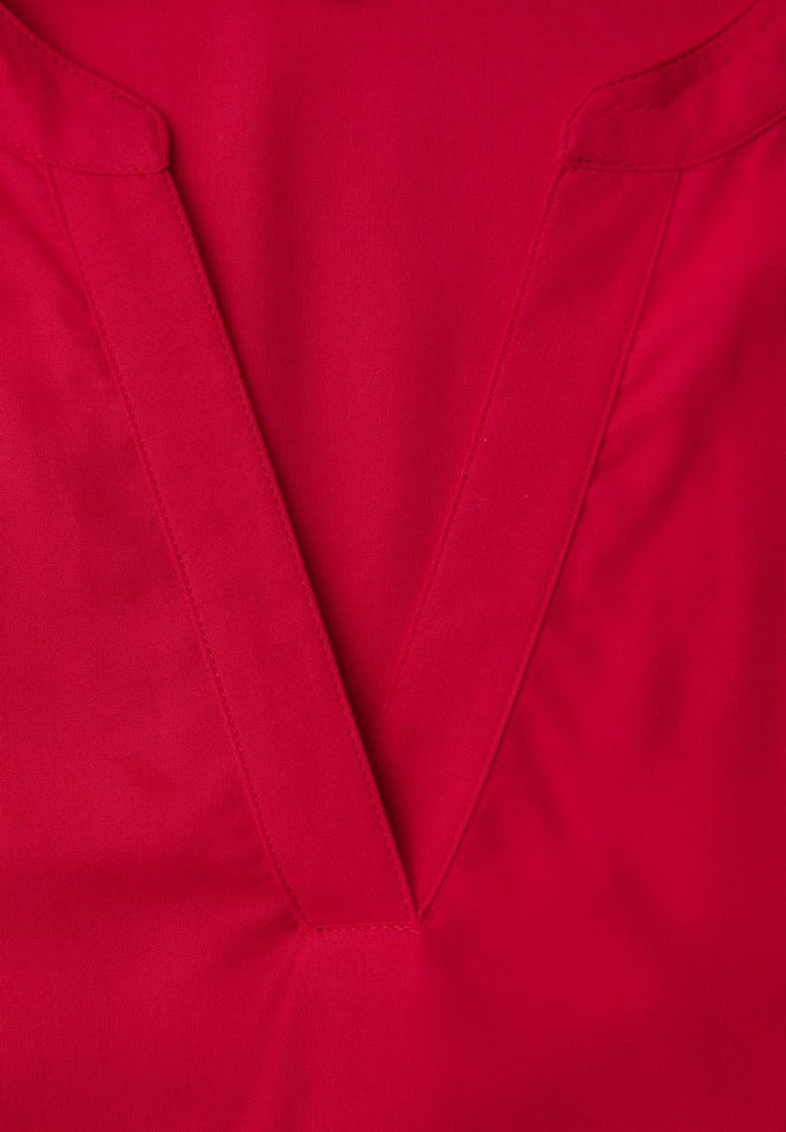 Kurzarm Bluse mit Turn-Up