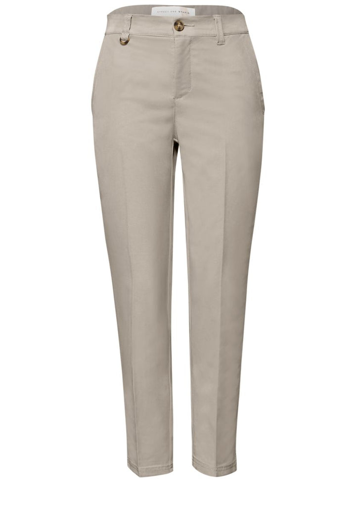 Mid Waist Slim Leg Chino im Casual Fit