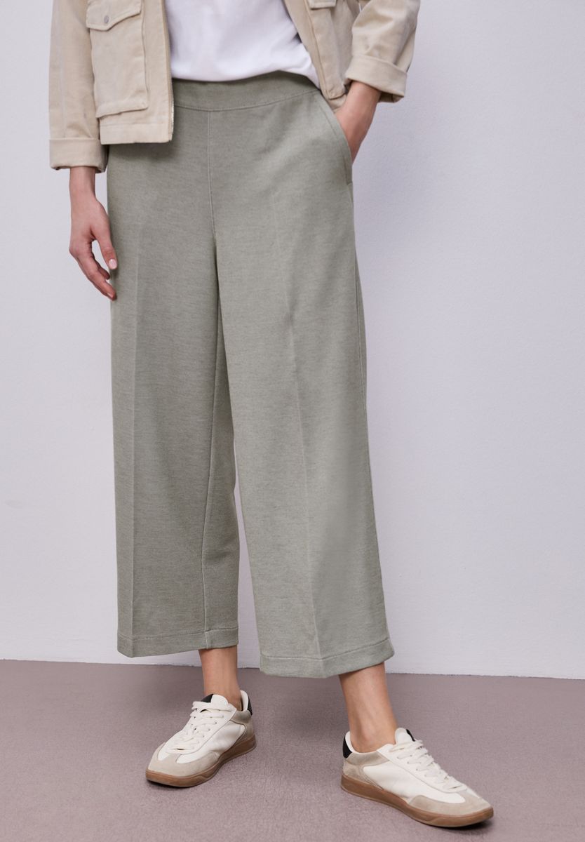High Waist Wide Leg Hose im Casual Fit