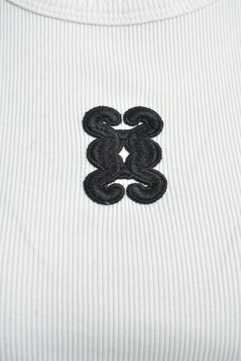 Fitted Rib Tanktop 3D Anagram