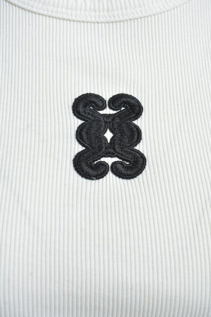 Fitted Rib Tanktop 3D Anagram