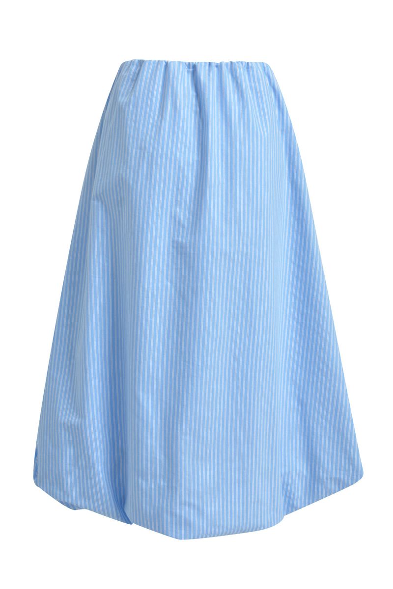 Striped Balloon Skirt