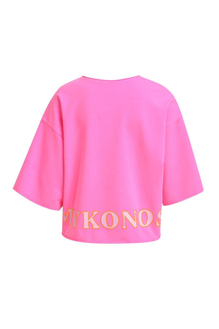 Boxy Cropped Sweatshirt Shortsleeve