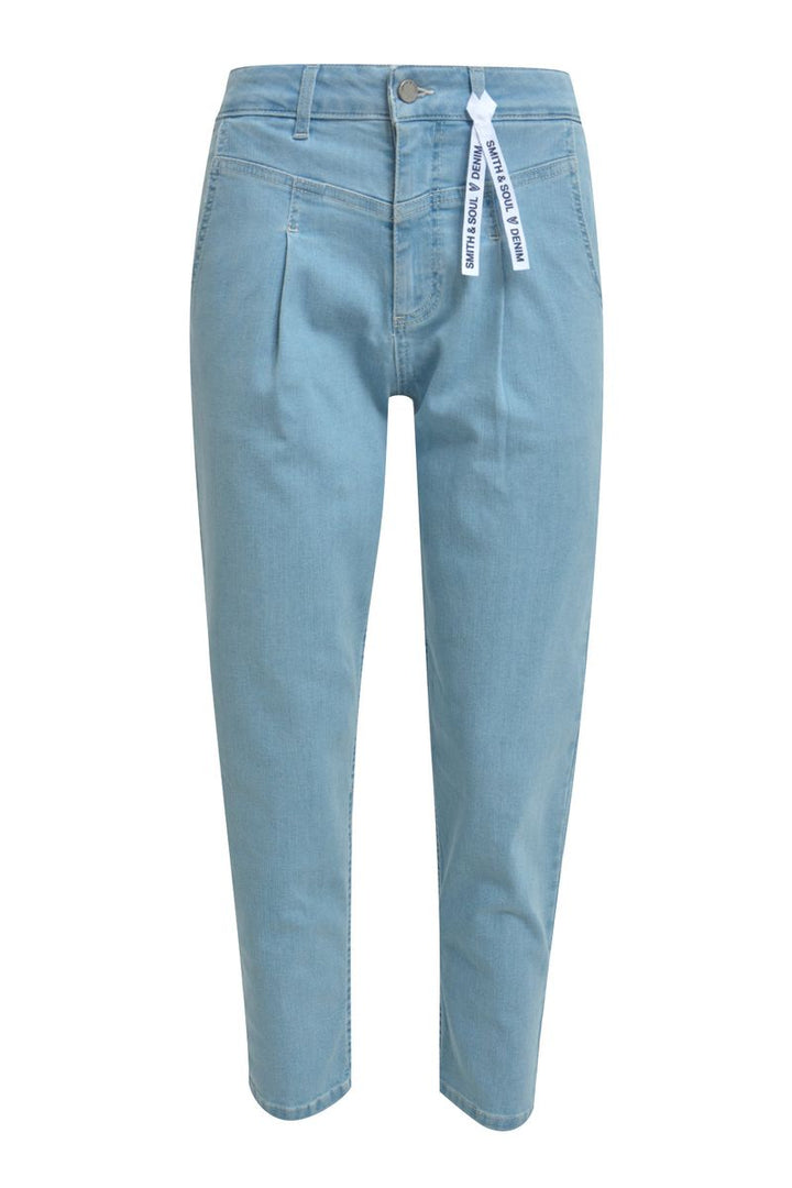 Cropped Denim Pants
