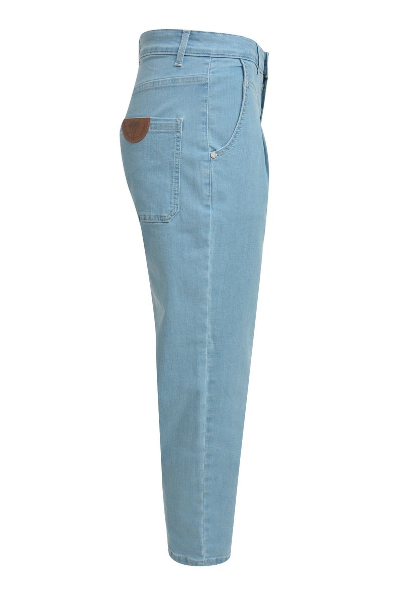 Cropped Denim Pants