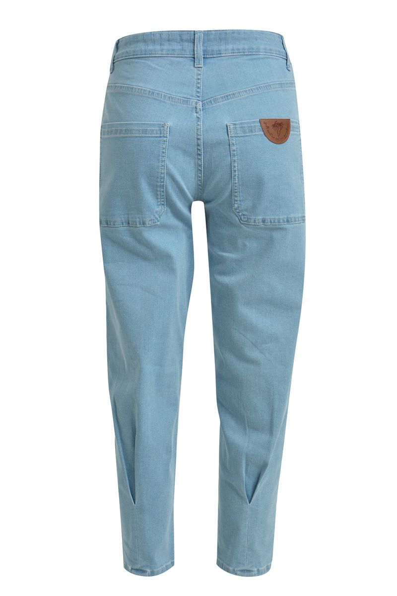 Cropped Denim Pants