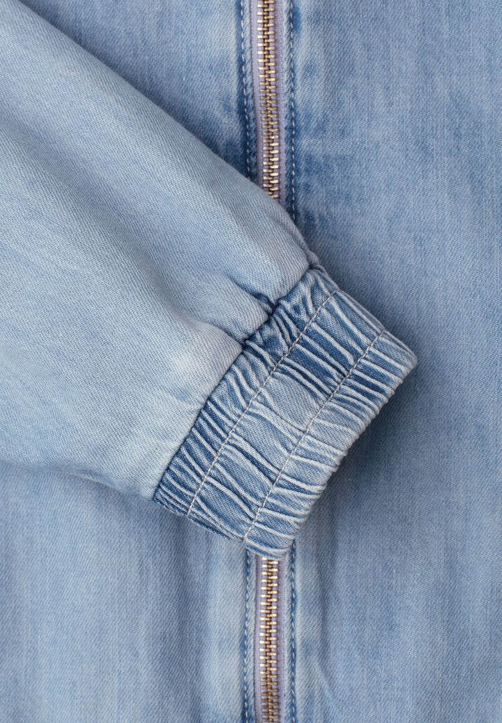 Blouson im Denim-Look mit Taschen