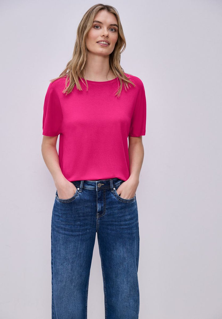 Basic T-Shirt mit Dropped Shoulders