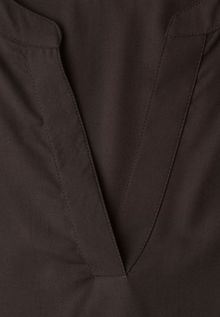 Kurzarm Bluse mit Turn-Up
