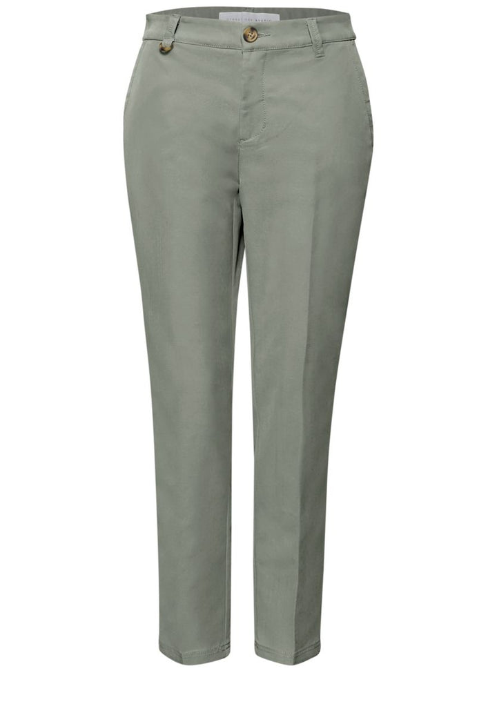 Mid Waist Slim Leg Chino im Casual Fit