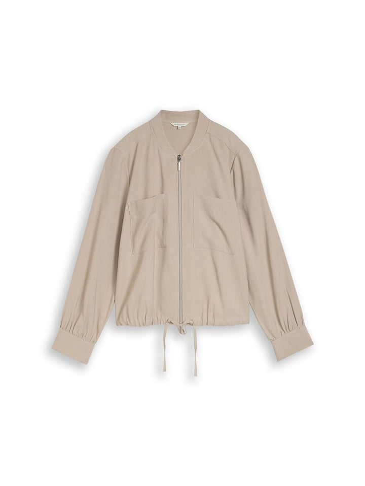 Loose Fit Bomberjacke mit Brusttaschen