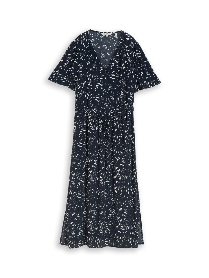 Midi-Kleid mit Muster