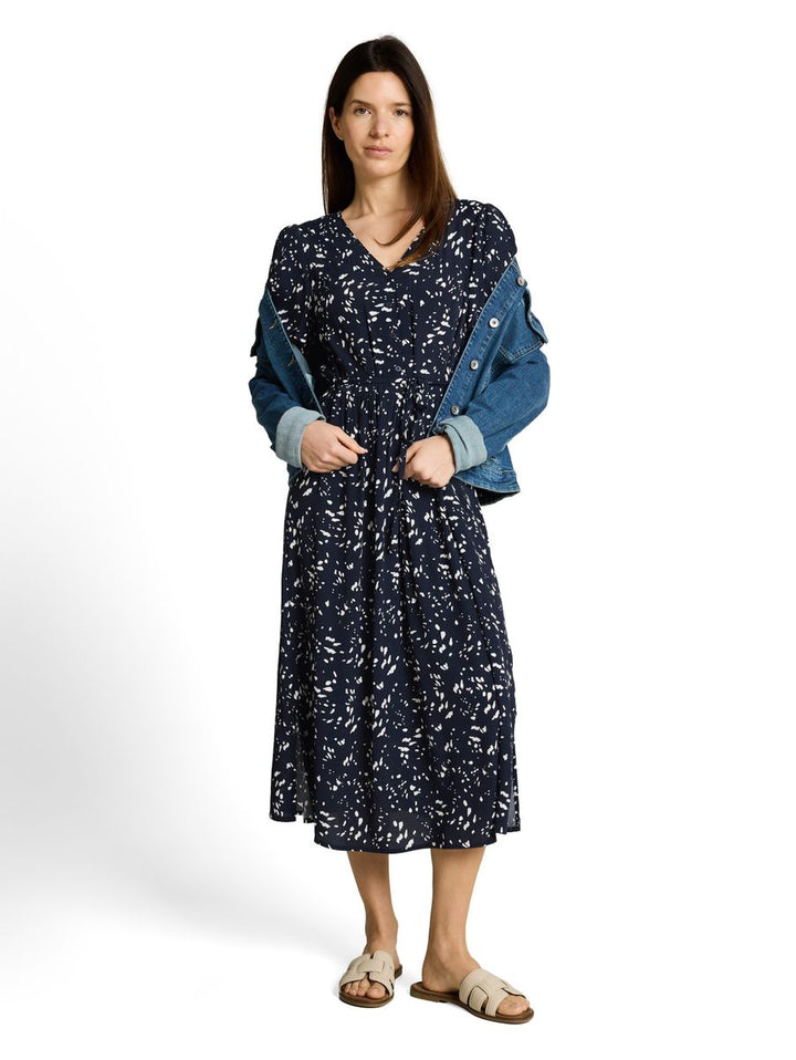 Midi-Kleid mit Muster
