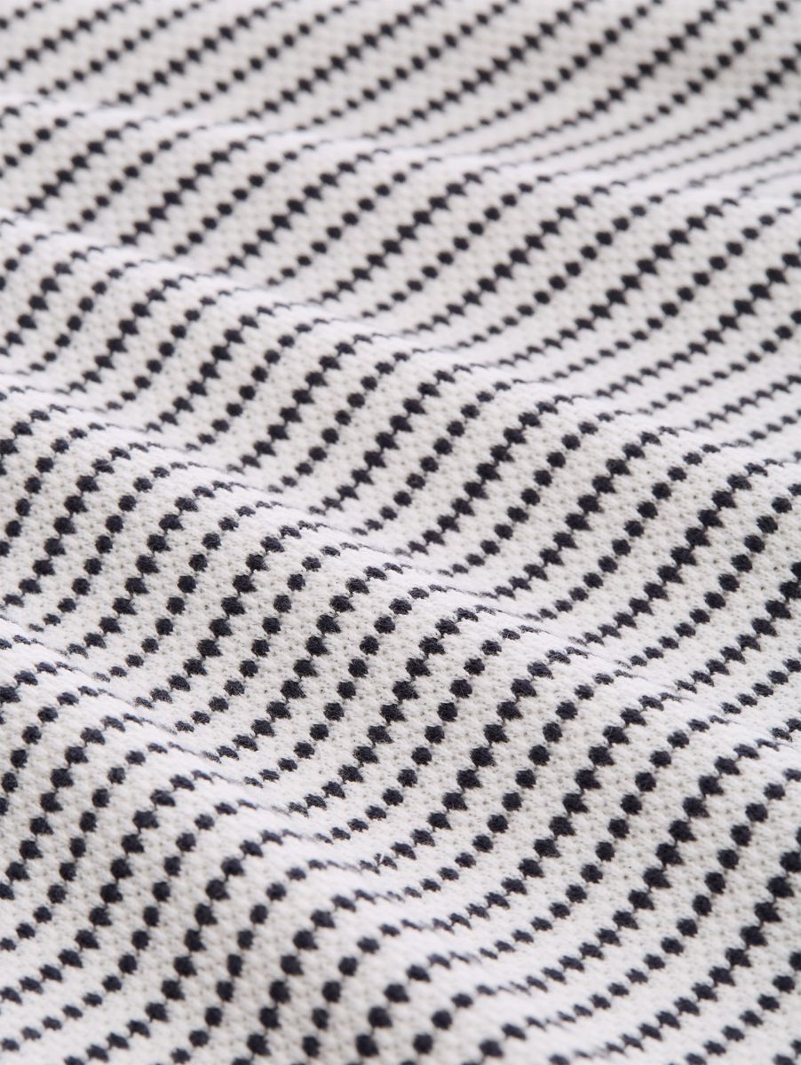 Jacquard T-Shirt aus Baumwolle
