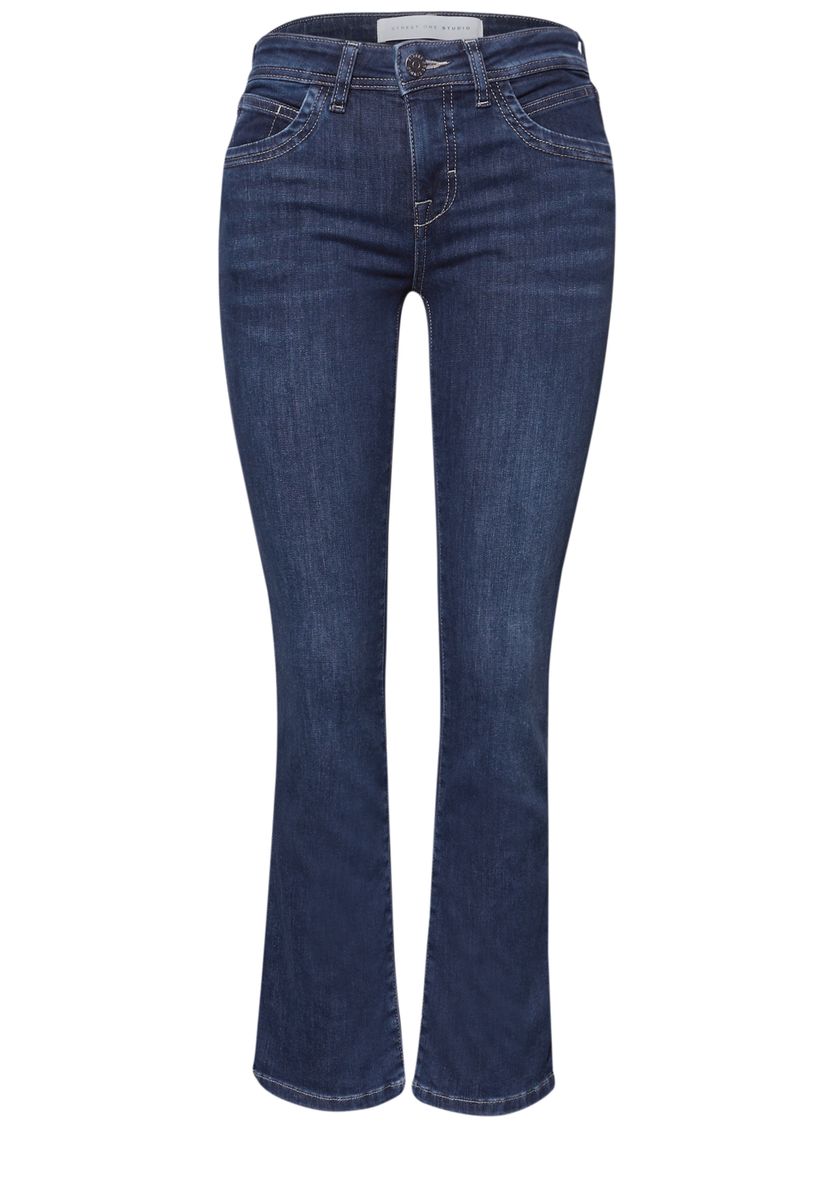 Mid Waist Kick Flare Jeans im Skinny Fit