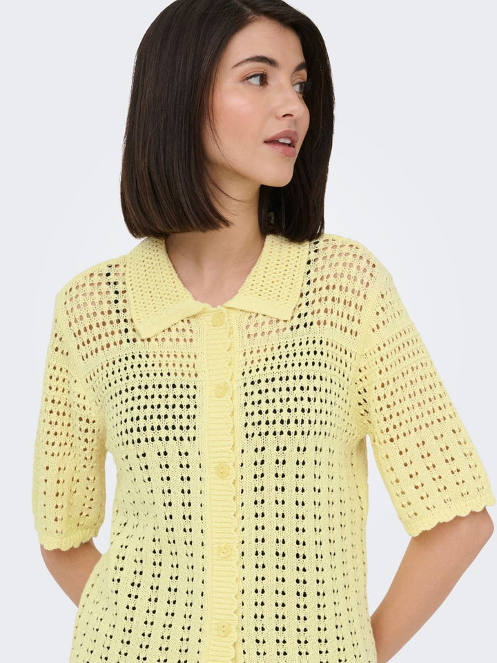 JDYROBIN 2/4 COLLAR CARDIGAN KNT NOOS