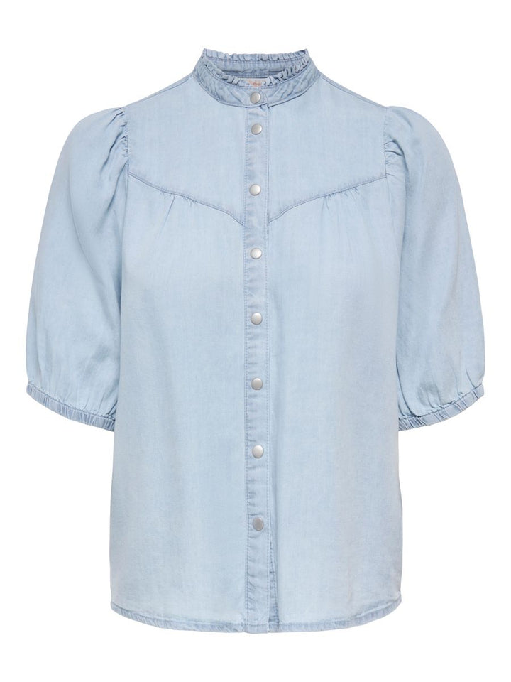 ONLCHARIS LIFE 2/4 FRILL SHIRT WVN CC