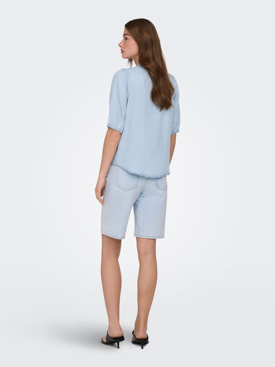 ONLCHARIS LIFE 2/4 FRILL SHIRT WVN CC