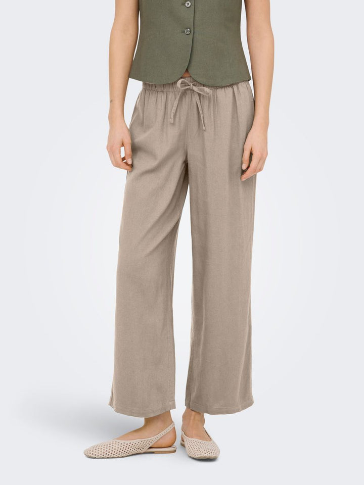 ONLGOA MW LIN BL PULL-UP CULOTTE CC PNT