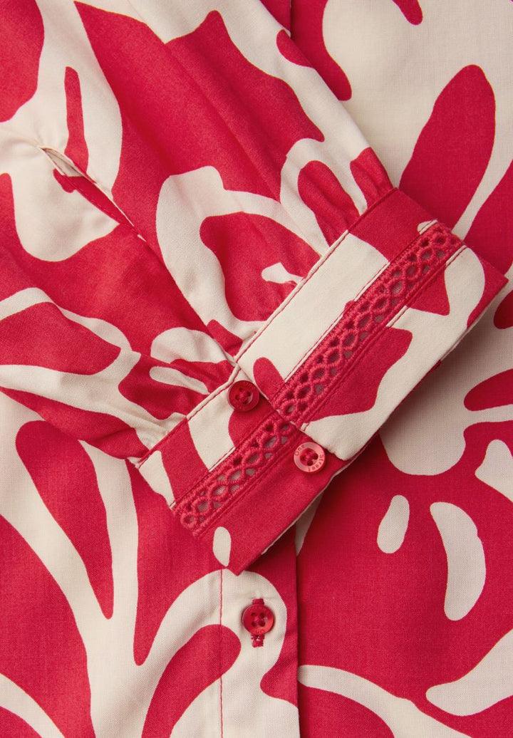 3/4-Arm Bluse mit Tapedetails