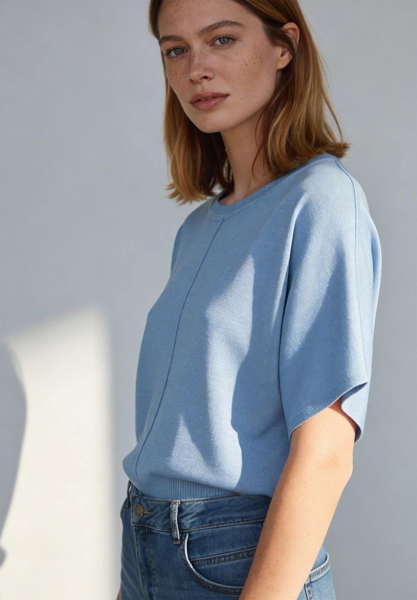 Sommer-Strickpullover