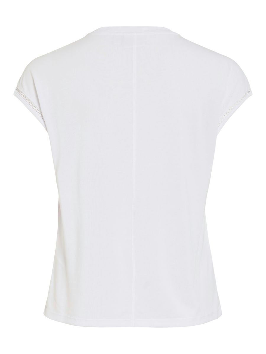 VIMODALA C/S O-NECK DETAIL TOP - NOOS