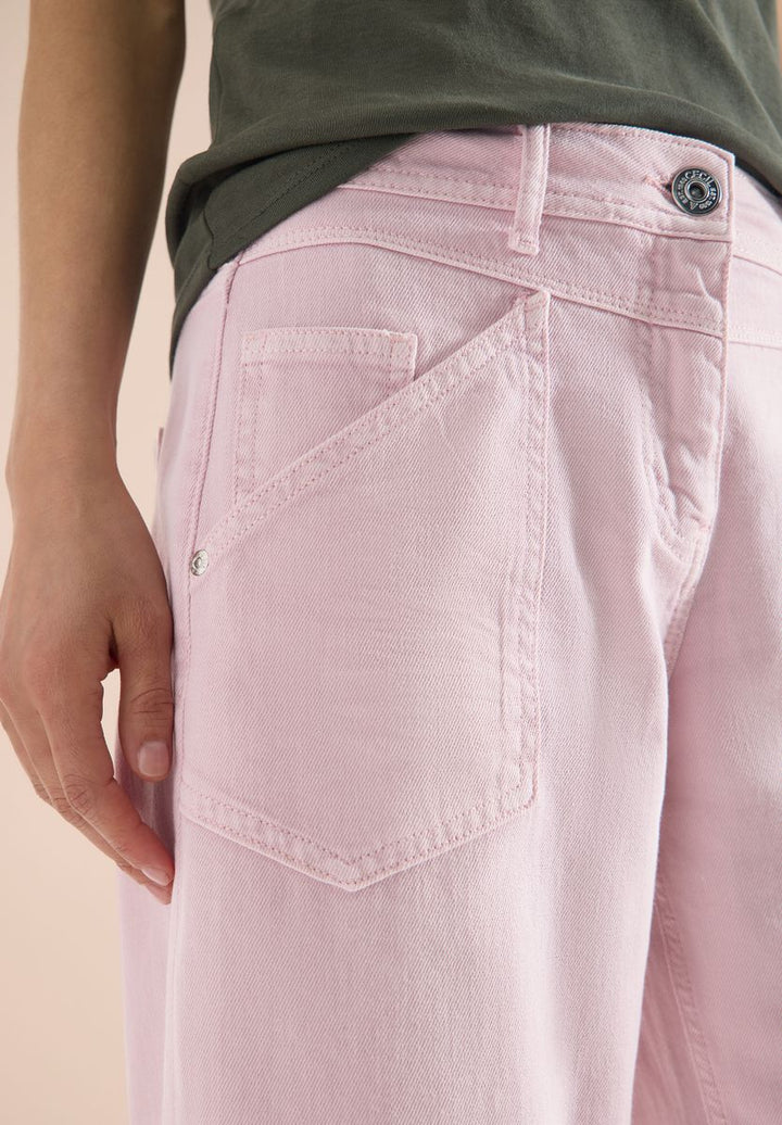 High Waist Barrel Leg Jeans im Loose Fit