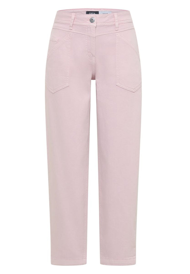 High Waist Barrel Leg Jeans im Loose Fit