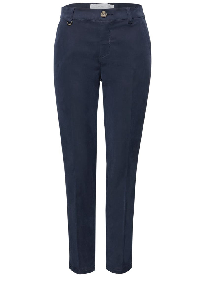 Mid Waist Slim Leg Chino im Casual Fit