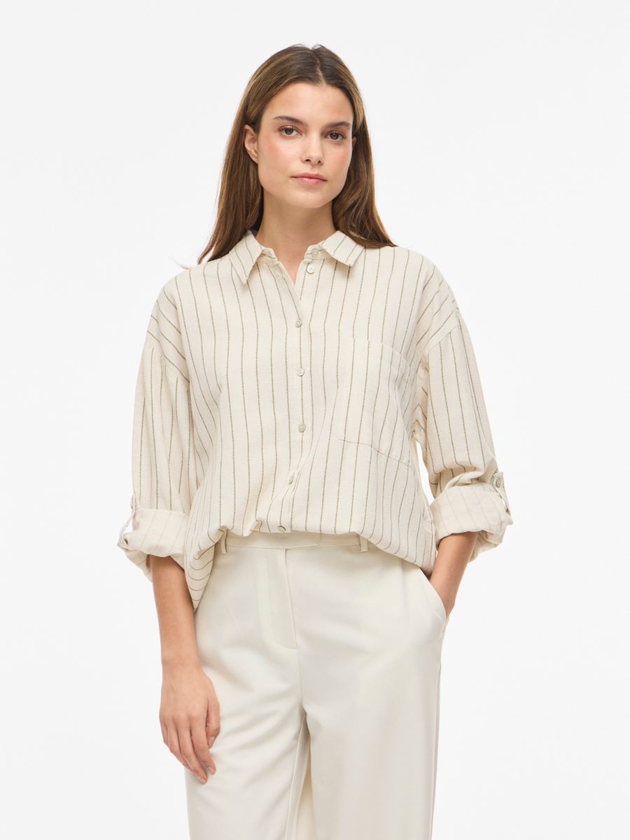 VIPRISILLA L/S LOOSE SHIRT - NOOS