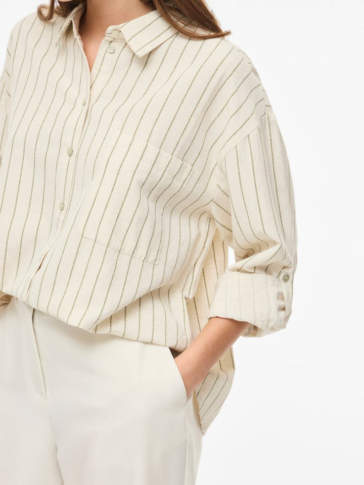 VIPRISILLA L/S LOOSE SHIRT - NOOS