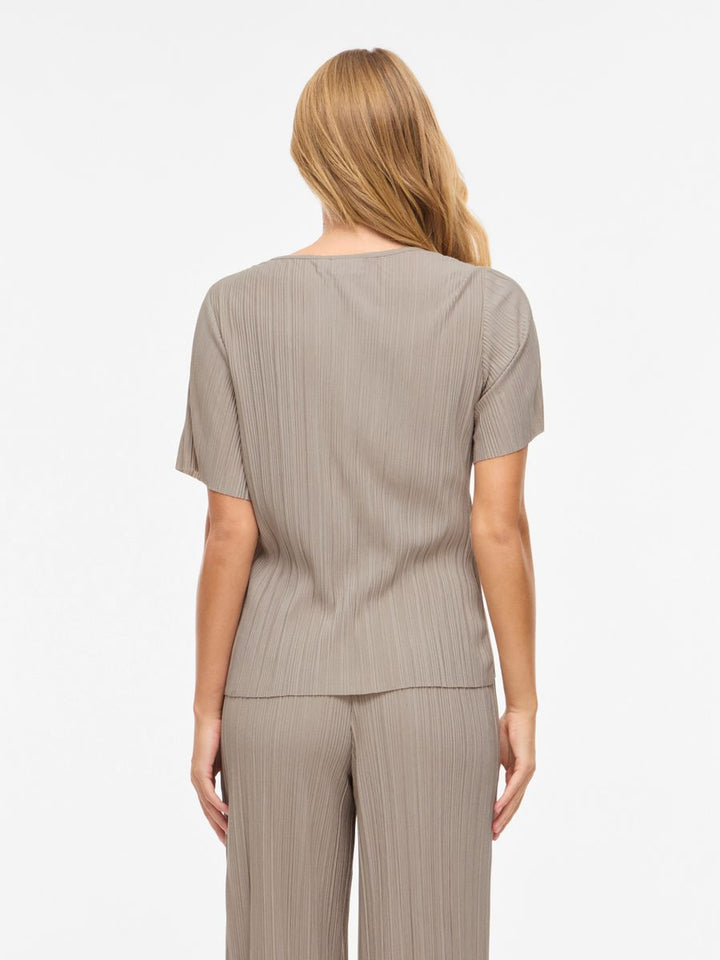VIPLISA O-NECK S/S TOP - NOOS