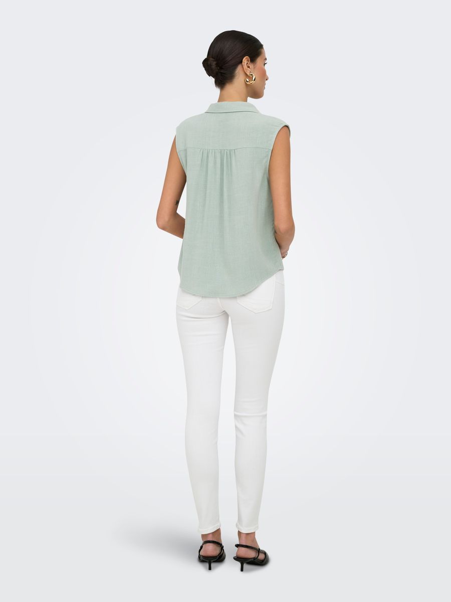 ONLSIESTA S/L LINEN BL SHIRT PNT NOOS