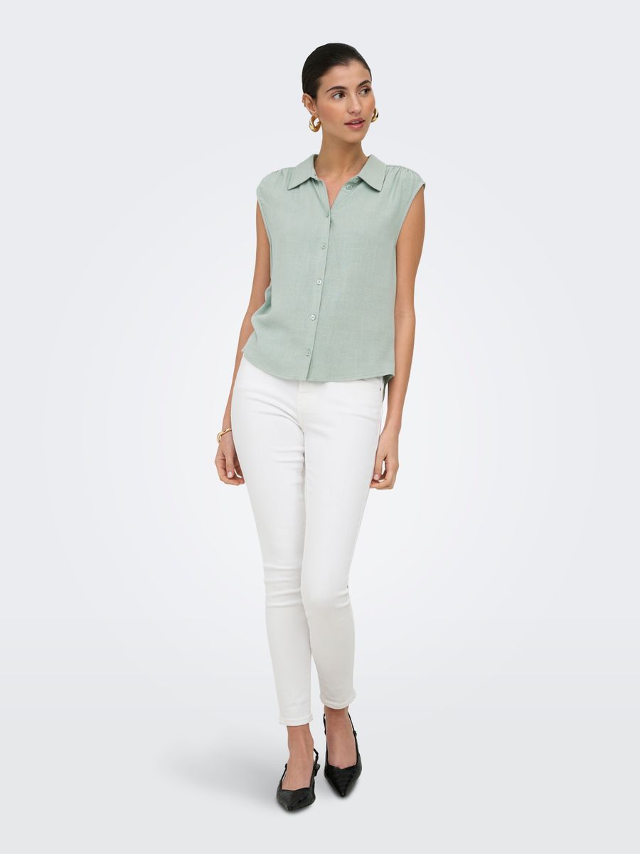 ONLSIESTA S/L LINEN BL SHIRT PNT NOOS