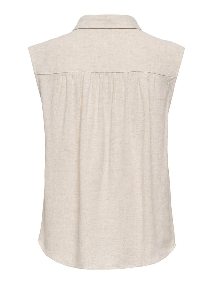 ONLSIESTA S/L LINEN BL SHIRT PNT NOOS