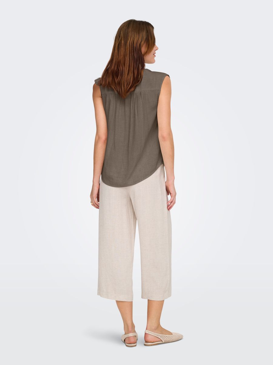 ONLSIESTA S/L LINEN BL SHIRT PNT NOOS