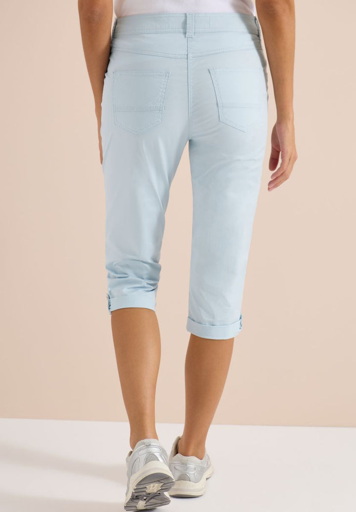 Mid Waist Casual Fit Hose mit Turn Up