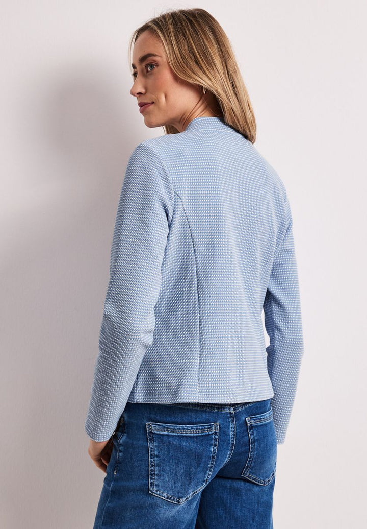 Blazer mit Struktur aus Jersey