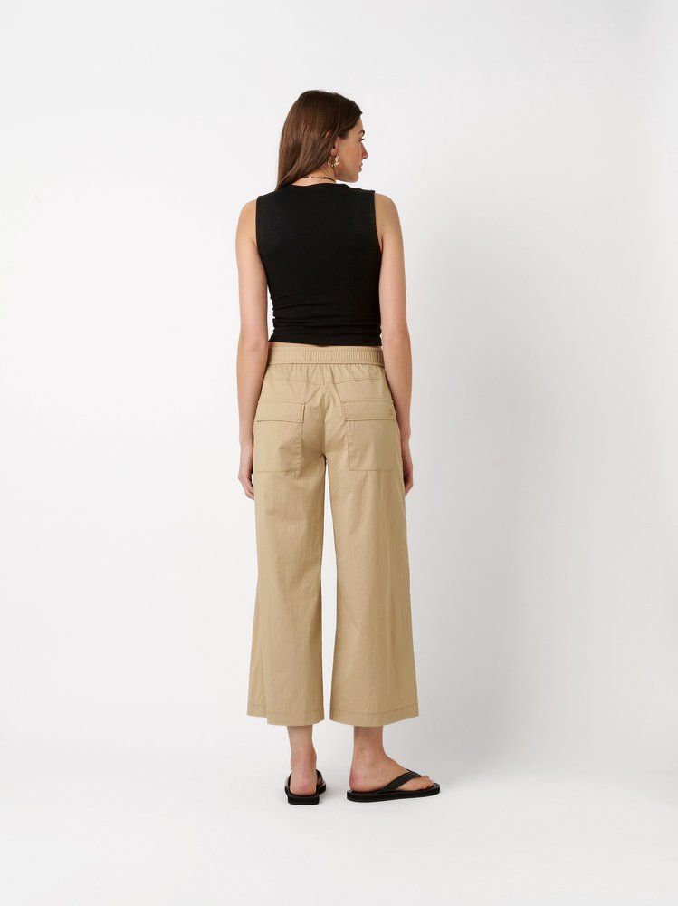 Mara Wide Leg Cropped Pocket