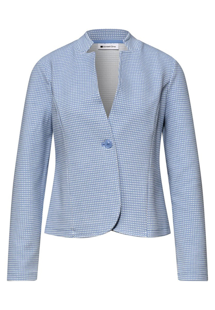 Blazer mit Struktur aus Jersey